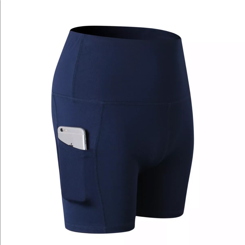 Brand new Navy blue tights shorts 4 inch